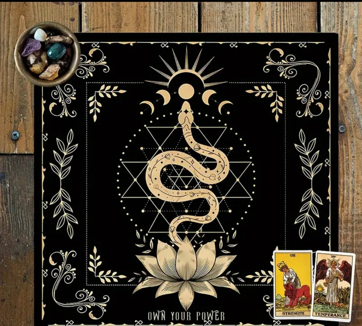 Spirit Snake Moon Alter Cloth