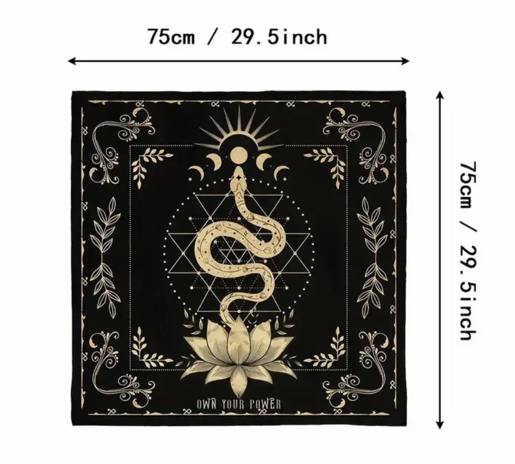 Spirit Snake Moon Alter Cloth